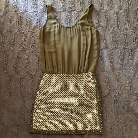 Zara | Dresses | Zara Mini Beaded Dress | Poshmark